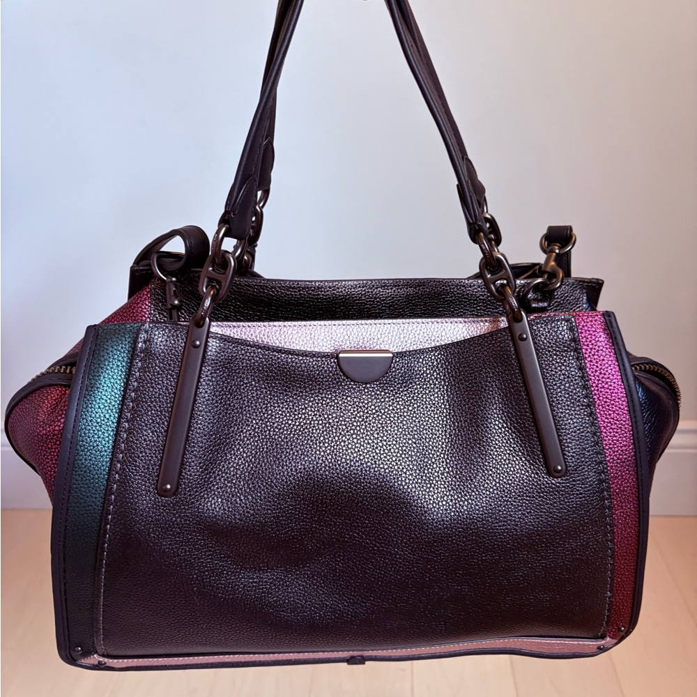 Coach Dreamer 36 Colorblock Leather Satchel NWOT